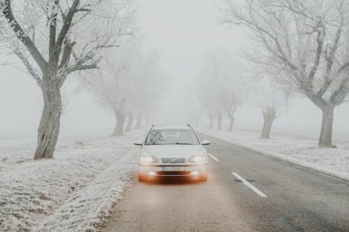 driving snow